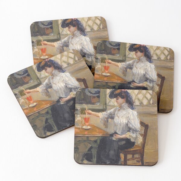 Item preview, Isaac Israëls - In the café designed and sold by Impressionist Masters.