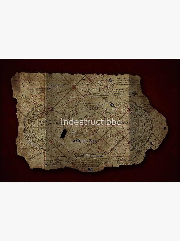 Thumbnail 3 of 3, Hardcover Journal, Goonies Treasure Map designed and sold by Indestructibbo.