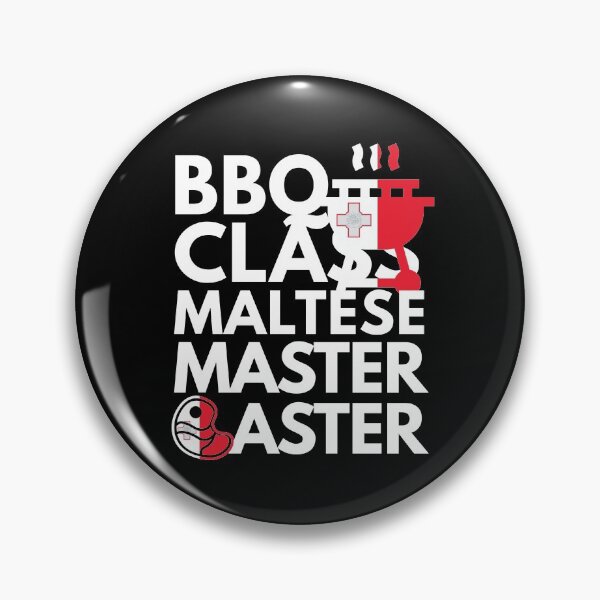 Item preview, Barbeque Class Maltese Master Baster designed and sold by HelloFromAja.