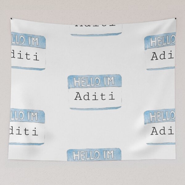 Item preview, Hello I’m Aditi designed and sold by KatieASm1th.