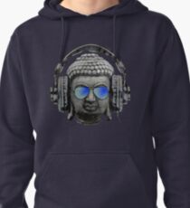 Cool Headphones Hip Hop Groove Buddha Banksy Pullover Hoodie