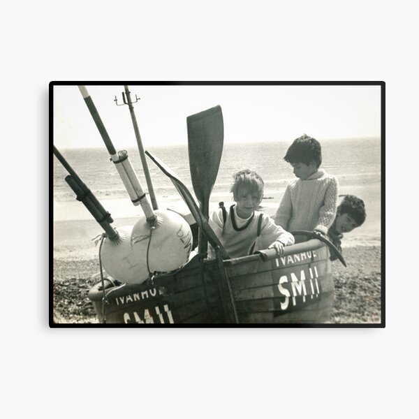 On the boat Metal Print