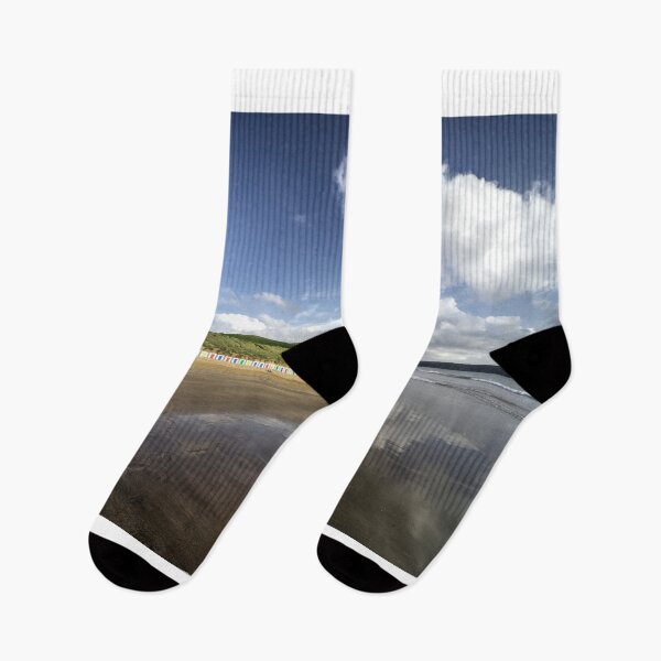 Item preview, Woolacombe beach reflections designed and sold by hawkie.