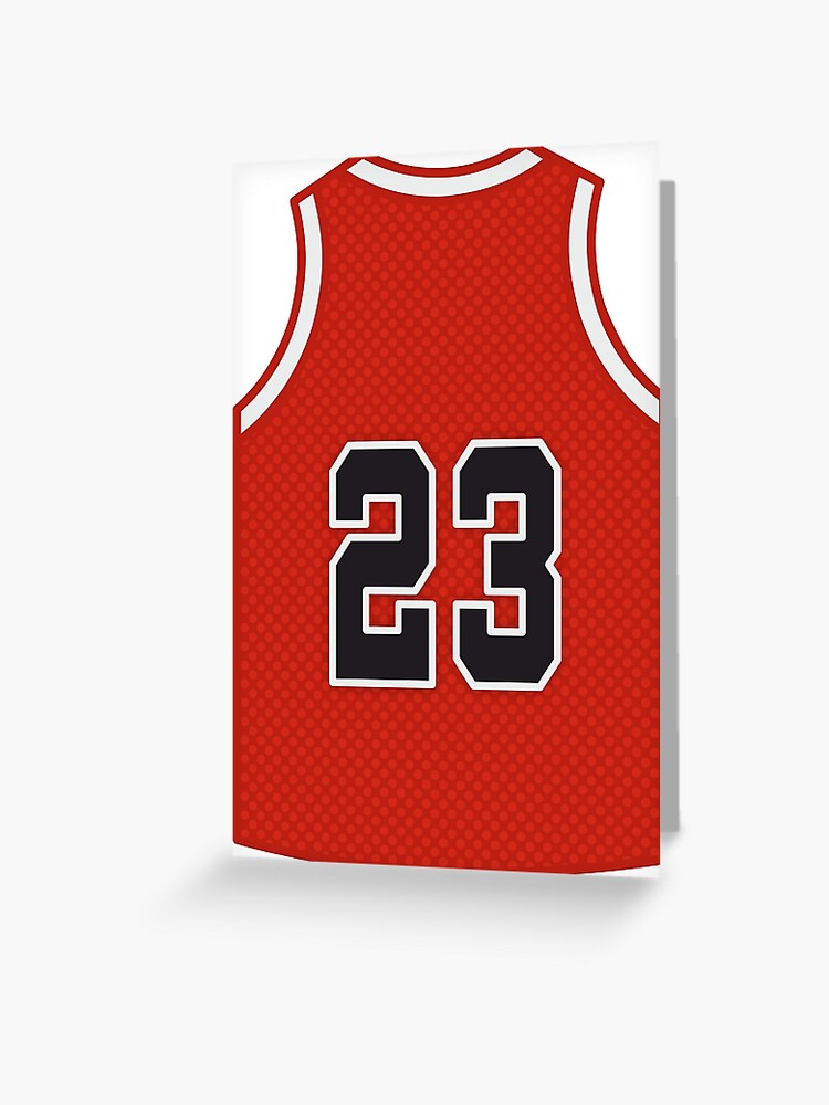 BASKETBALL JERSEY NUMBER 23 Greeting Card