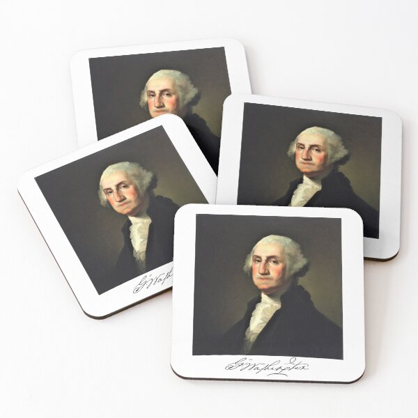 Item preview, George Washington Signature Portrait designed and sold by stayfree101.