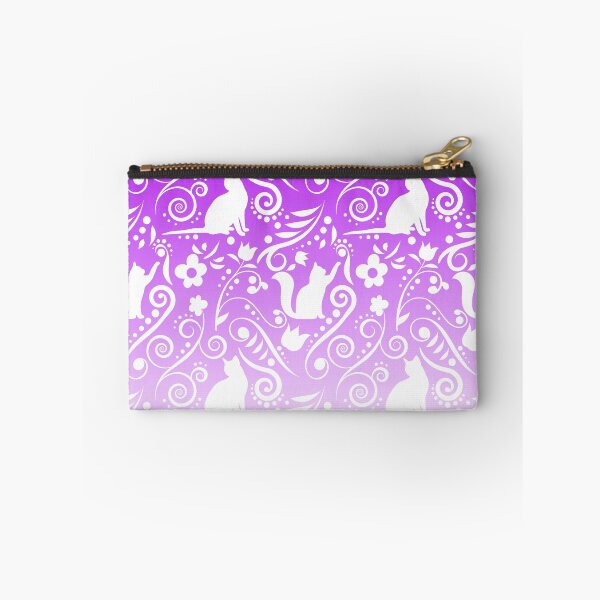 Item preview, Cat and Flowers - Lavender designed and sold by CreativityRoams.