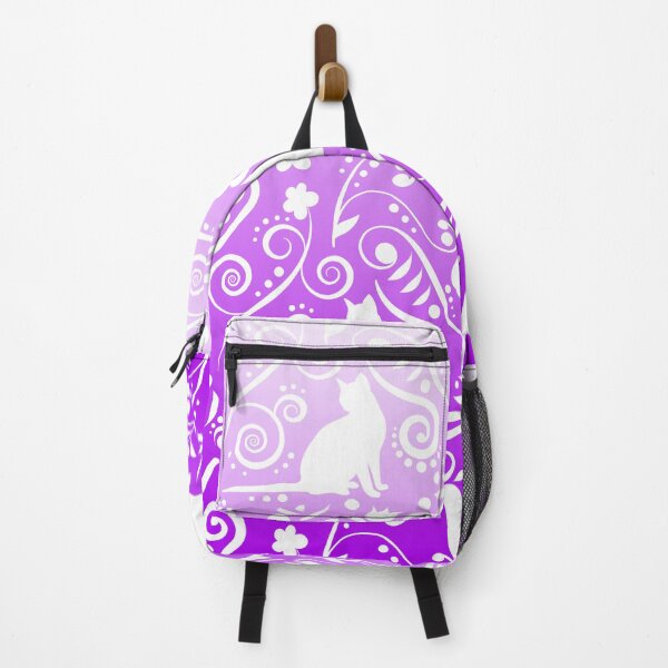 Item preview, Cat and Flowers - Lavender RS designed and sold by CreativityRoams.