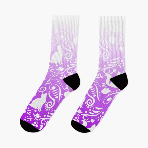 Item preview, Cat and Flowers - Lavender RS designed and sold by CreativityRoams.