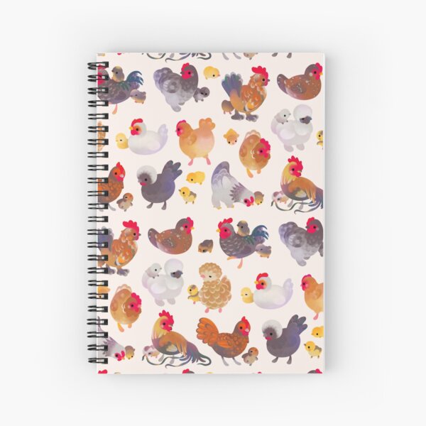 Chicken and Chick Spiral Notebook