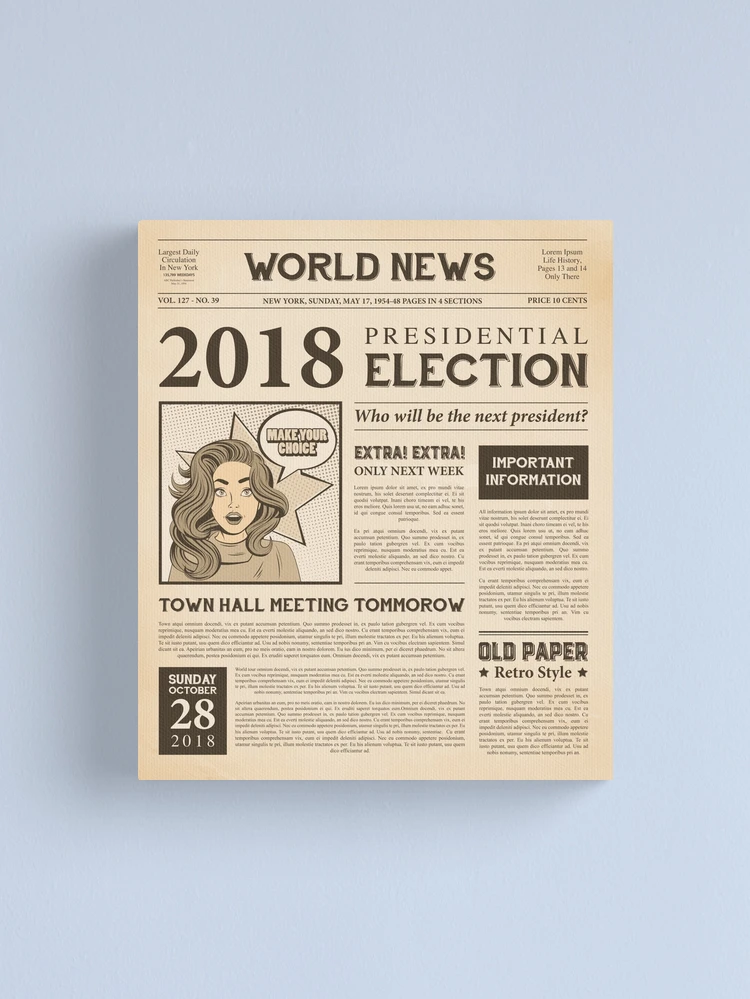 Vintage Newspaper