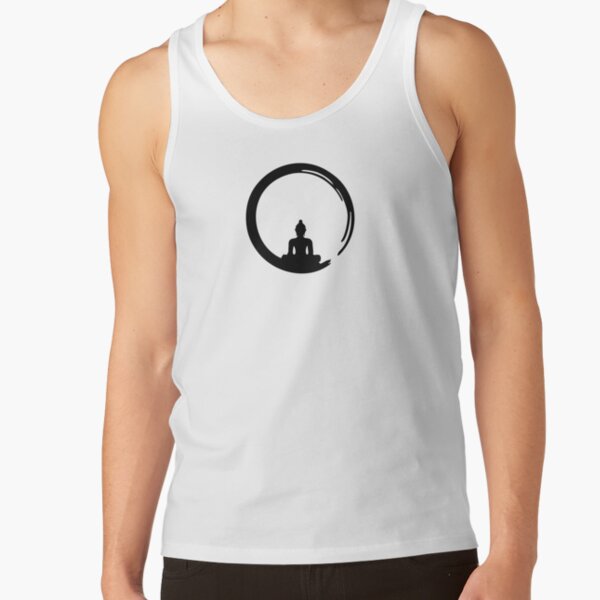 Enso Zen Circle of Enlightenment, Meditation, Buddha, Buddhism, Japan Tank Top