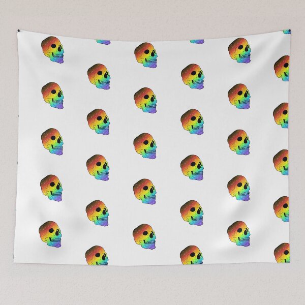 Item preview, Skull - LGBTQ+ Pride designed and sold by MyBearNugget.