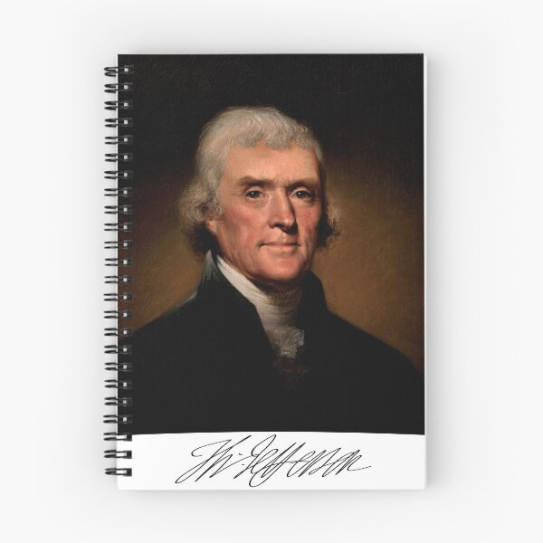Item preview, Thomas Jefferson Signature Portrait designed and sold by stayfree101.