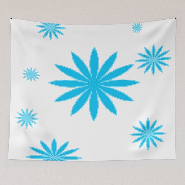 Item preview, Blue Ice Flower Pattern designed and sold by KMStudio0612.