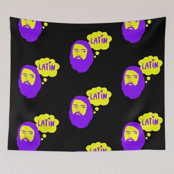 Item preview, Latin Teacher Artsy Drawing - Lingua Latina designed and sold by isstgeschichte.