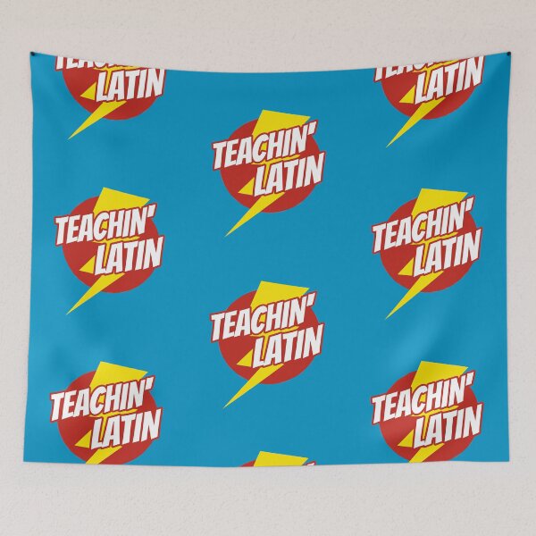 Item preview, Super Latin Teacher - Funny Teacher Superhero Lightning Edition designed and sold by isstgeschichte.
