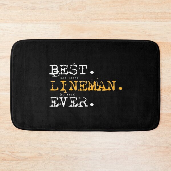 Item preview, Best Lineman Ever All Heart No Fear designed and sold by KoolMoDee.