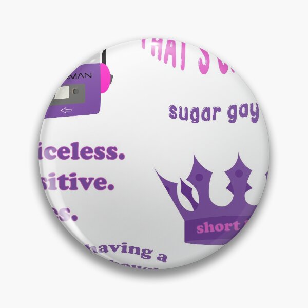 Item preview, TMG, un paquete de pegatinas de aspecto cringe en tonos morado y rosa designed and sold by disneysminnie.