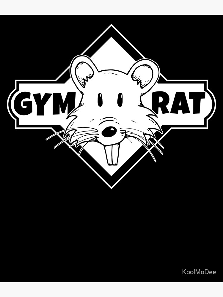 gym-rat-poster-by-koolmodee-redbubble