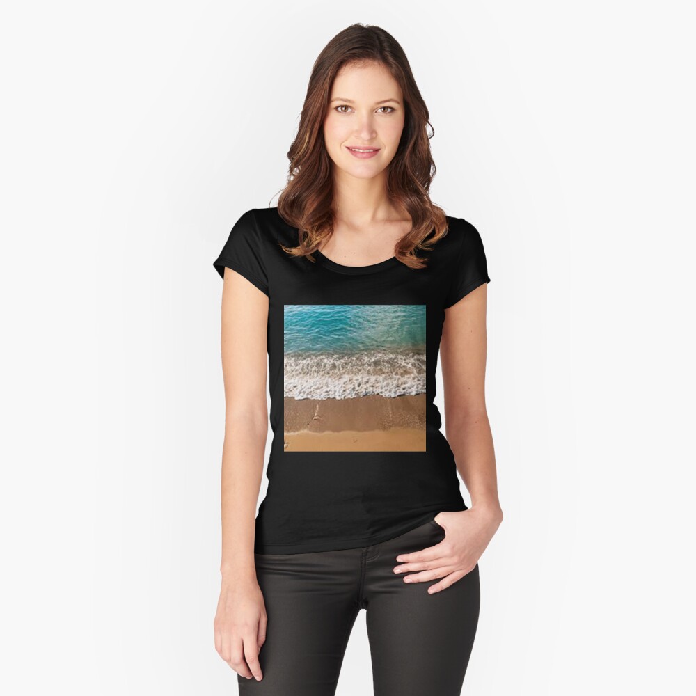 Item preview, Fitted Scoop T-Shirt designed and sold by ravitiku.