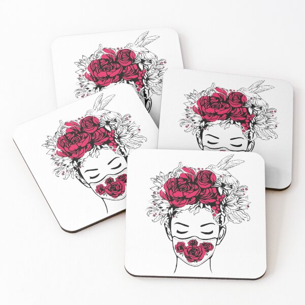 Aperçu de l'œuvre Masques et roses 2020 créée et vendue par vibeycreatives.