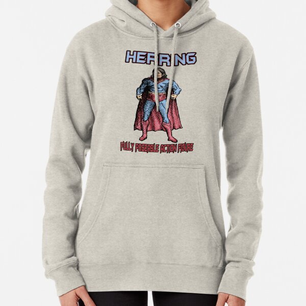 Richard Herring Action Figure Pullover Hoodie