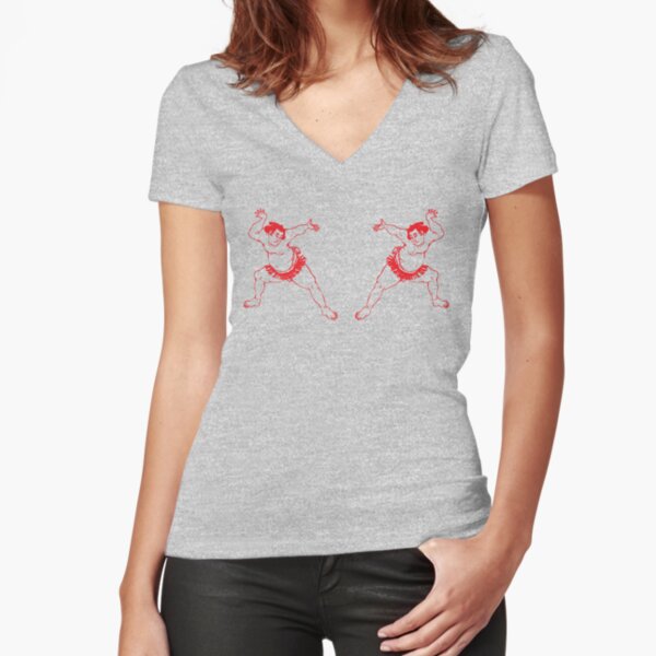Fitted V-Neck T-Shirt
