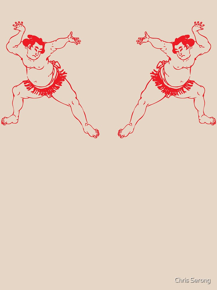 Thumbnail 3 of 3, Relaxed Fit T-Shirt, Red Sumo designed and sold by ChrisSerong.
