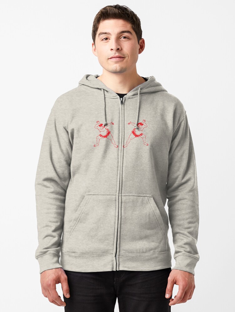 Thumbnail 1 of 5, Zipped Hoodie, Red Sumo designed and sold by ChrisSerong.