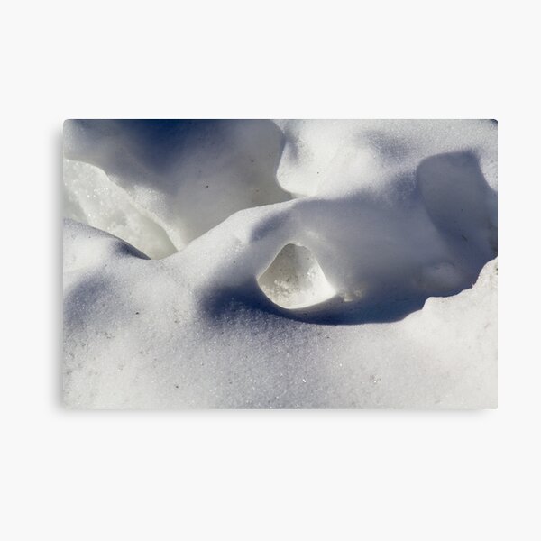 Snow Hole Metal Print