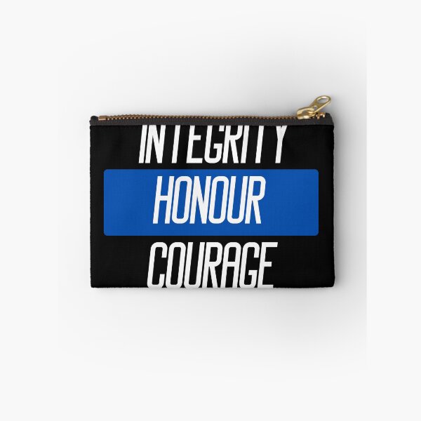 Item preview, Integrity honour courage Police quotes designed and sold by OneTimeEngineer.