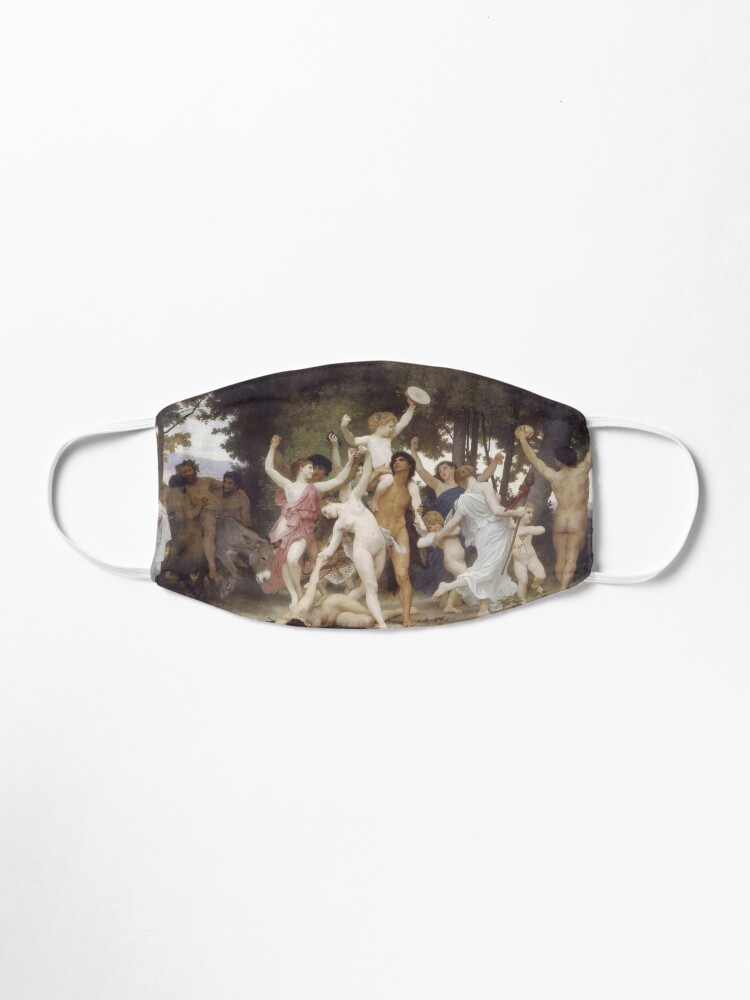 Adolphe William Bouguereau La Jeunesse De Bacchus Mask By Artcenter Redbubble