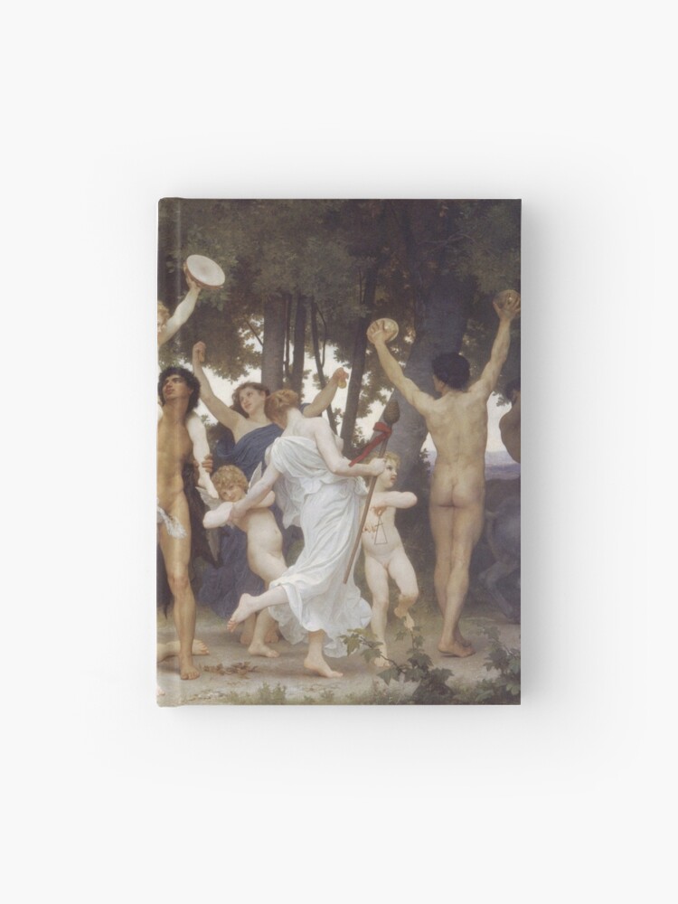 Adolphe William Bouguereau La Jeunesse De Bacchus Hardcover Journal By Artcenter Redbubble