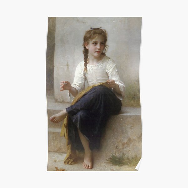 Adolphe William Bouguereau - La Couturier Poster
