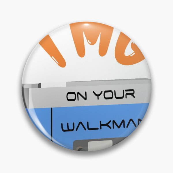 Aperçu de l'œuvre Walkman TMG orange bleu créée et vendue par disneysminnie.