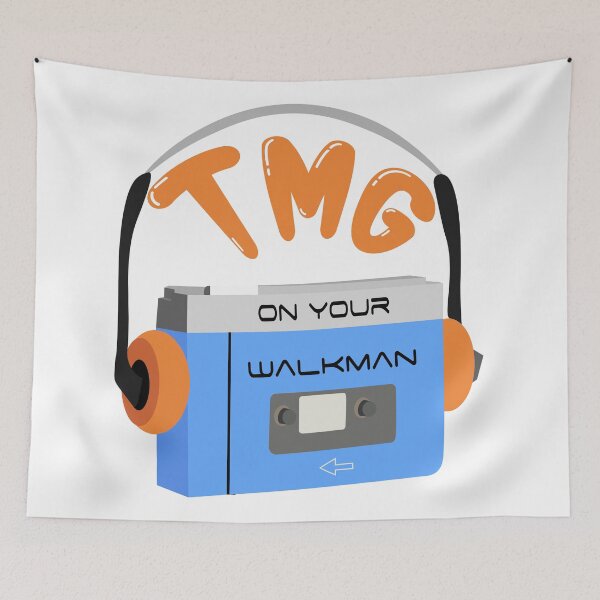 Item preview, TMG walkman naranja azul designed and sold by disneysminnie.