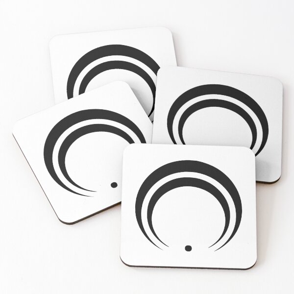 Item preview, - Double Crescent - Japanese Kamon Crest Black Version designed and sold by reyners.