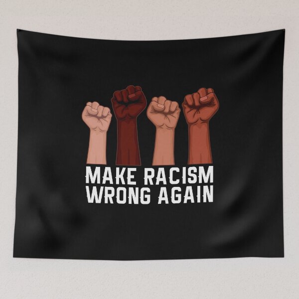 Item preview, Make Racism Wrong Again Black Lives Matter  designed and sold by MagicBoutique.