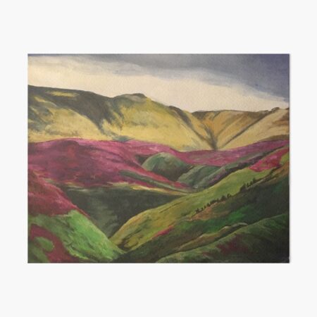 Storm Brewing Over North York Moors Art Board Print