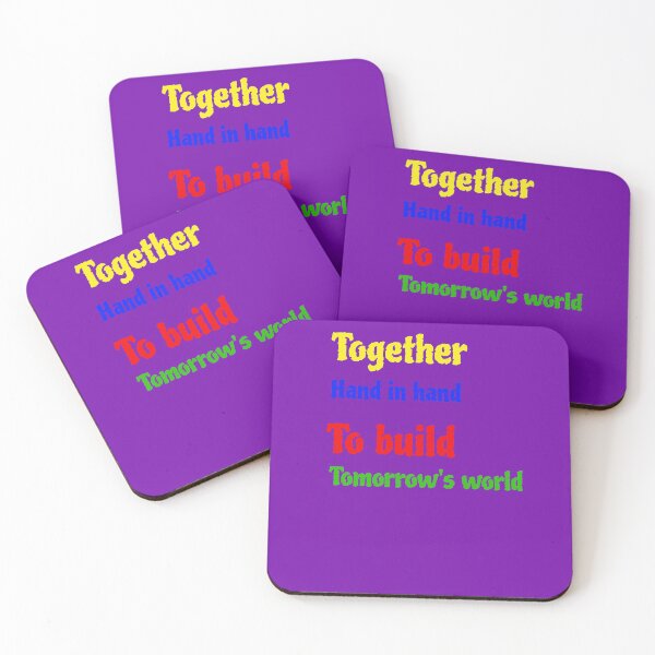 Item preview, Together hand in hand to build tomorrow's world designed and sold by imadstor.
