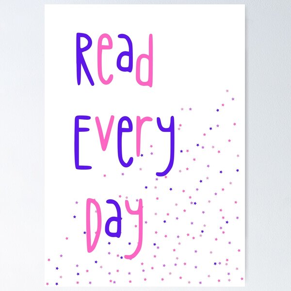 Item preview, Kids Playroom Read Every Day Wall Art Home Decor designed and sold by visual-samadhi.