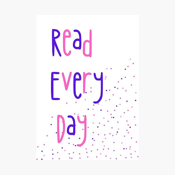 Item preview, Kids Playroom Read Every Day Wall Art Home Decor designed and sold by visual-samadhi.