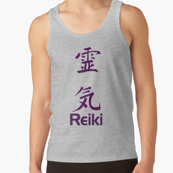 Reiki Symbol In Purple Tank Top