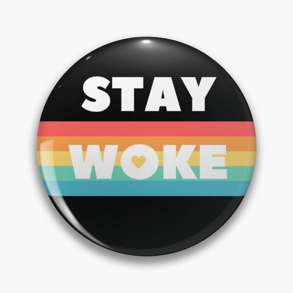 Item preview, Stay Woke love and rainbows tee designed and sold by Hustling.