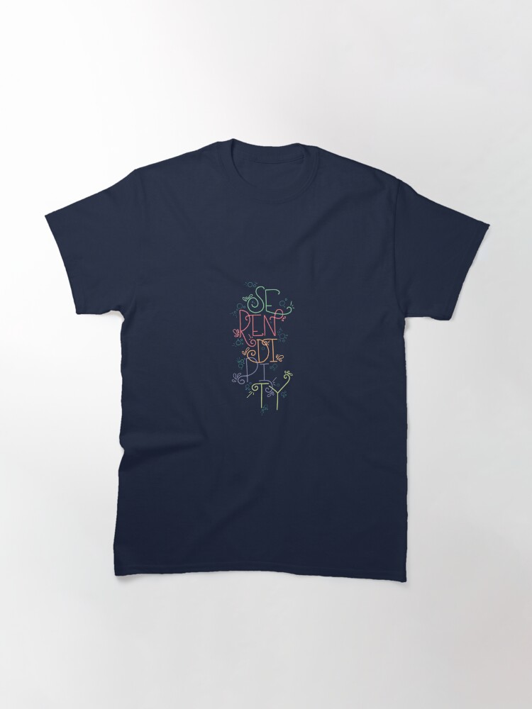 Thumbnail 3 of 7, Classic T-Shirt, Serendipity designed and sold by alttring.