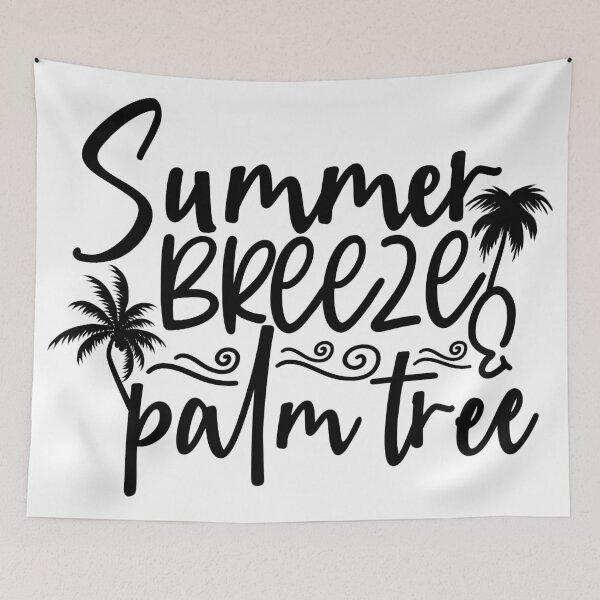 Item preview, Summer breeze & palm tree designed and sold by purpleblobart.