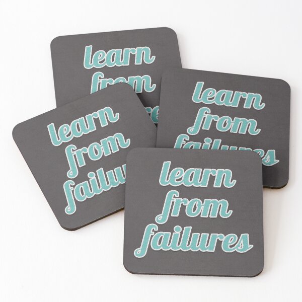Item preview, Learn From Failures Quote designed and sold by MotivationFlow.