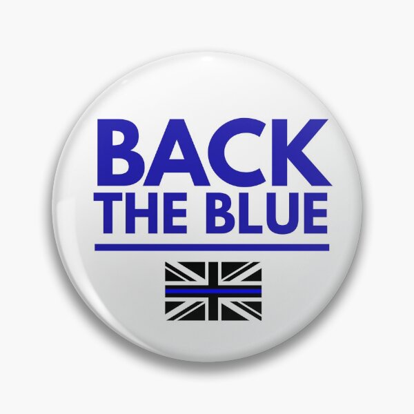Item preview, Back the Blue Thin Blue Line Support Police designed and sold by JollyKRogers.