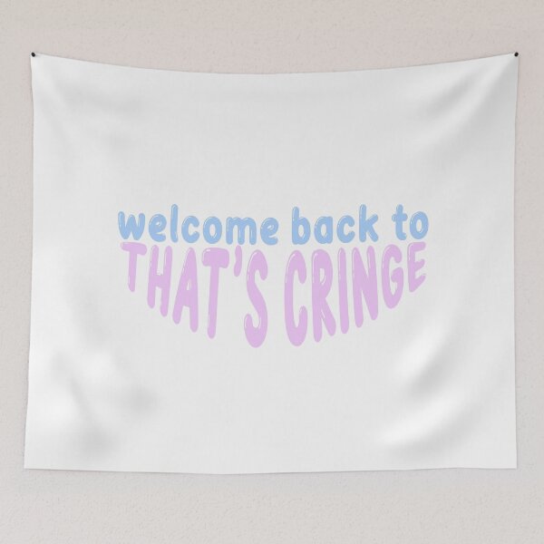 Item preview, welcome back to that's cringe tmg pastel designed and sold by disneysminnie.