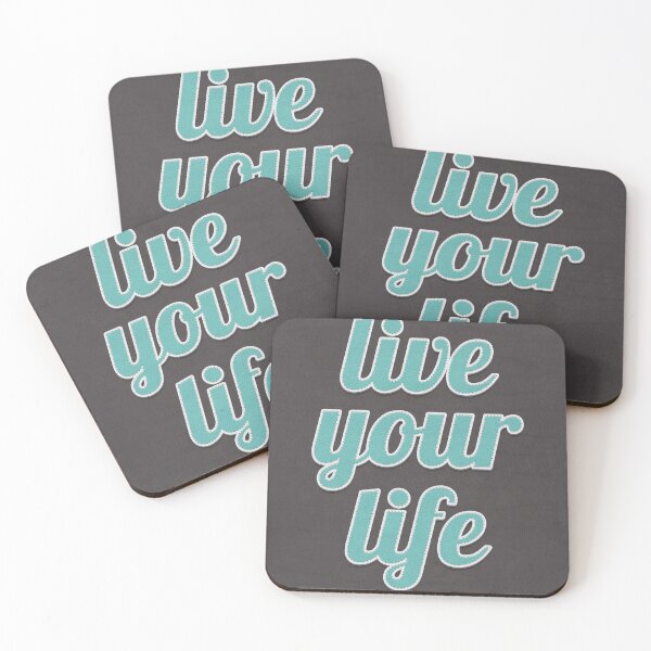 Item preview, Live Your Life Quote designed and sold by MotivationFlow.